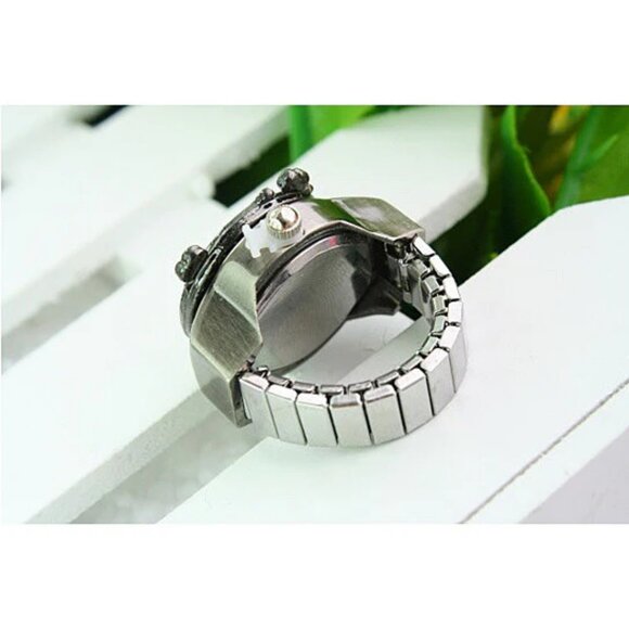 Victoria Ring Watch – Elegant Intricate Design | Fashion Jewelry Timepiece - Picture 3 of 3